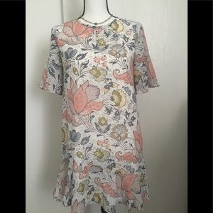 Ann Taylor Loft Floral Tunic